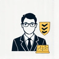 A stylized icon representing a quality assurance specialist, without showing a face, conveying meticulous attention to detail and high standards.