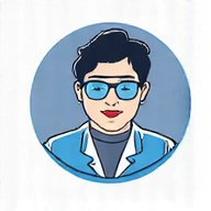 A stylized icon representing a lead scientist, without showing a face, conveying intelligence and precision.