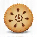 Functionality cookie icon with a settings cog, representing user preferences.