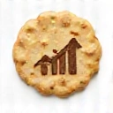 Performance cookie icon showing a graph, indicating website speed and usage.