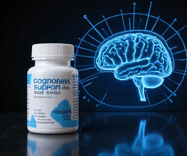 Cognitive Support for Men supplement with a brain-inspired, intelligent design. No text.