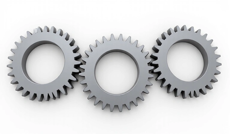 Gears turning, symbolizing continuous modifications and updates